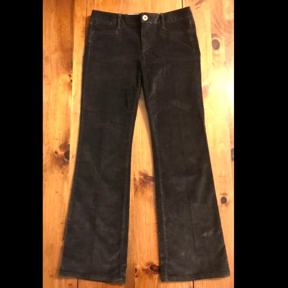 Velvety soft brown corduroy pants